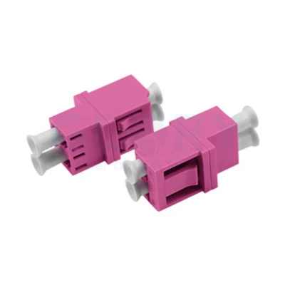 LC OM4 DX Hoog-Laag glasvezeladapter